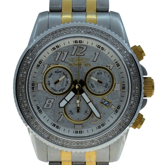 Men's 50mm Invicta Pro Diver Meteorite Dial Diamond Bezel TT Watch! Ref: 16719! - Picture 2 of 9